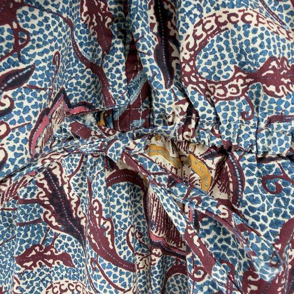 Ulla Johnson Women's Caris Carmine Batik Floral Puff Sleeve Mini Dress Small/Med - Picture 7 of 11